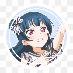 Idol U0026 Anime Graphics - Happy Png,Kanan Matsuura Icon