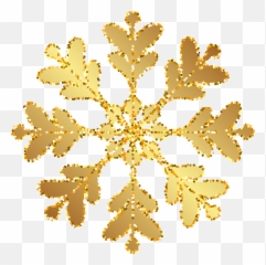 Gold Snowflake Svg Transparent Library Png Clipart