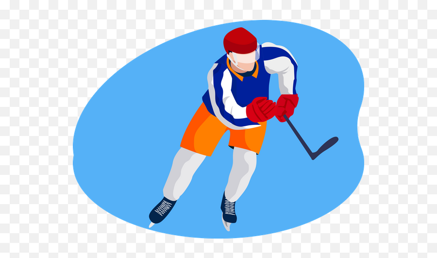Hockey Game Illustrations Images U0026 Vectors - Royalty Free Ice Hockey Stick Png,Hockey Player Icon