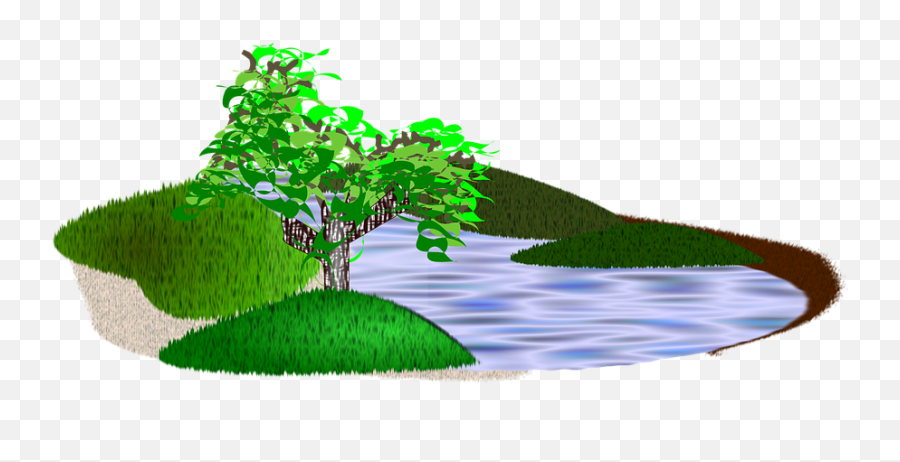 Pond Lake Nature - Scenery Clip Art Png,Pond Png