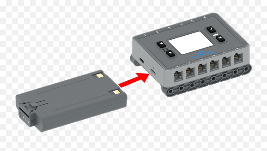 Connecting An Iq 2nd Gen Brain To A Computer Via Usb - Vex Iq Brain Usb Port Png,Computer Brain Icon