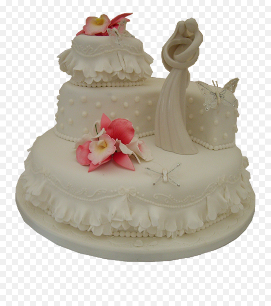 Download Wedding Cake Free Png Transparent Image And Clipart - Pink Wedding Cake Transparent,Cake Png Transparent