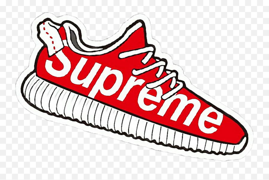 Yeezy - Supreme Yeezy Drawing Png,Supreme Logo Transparent Background