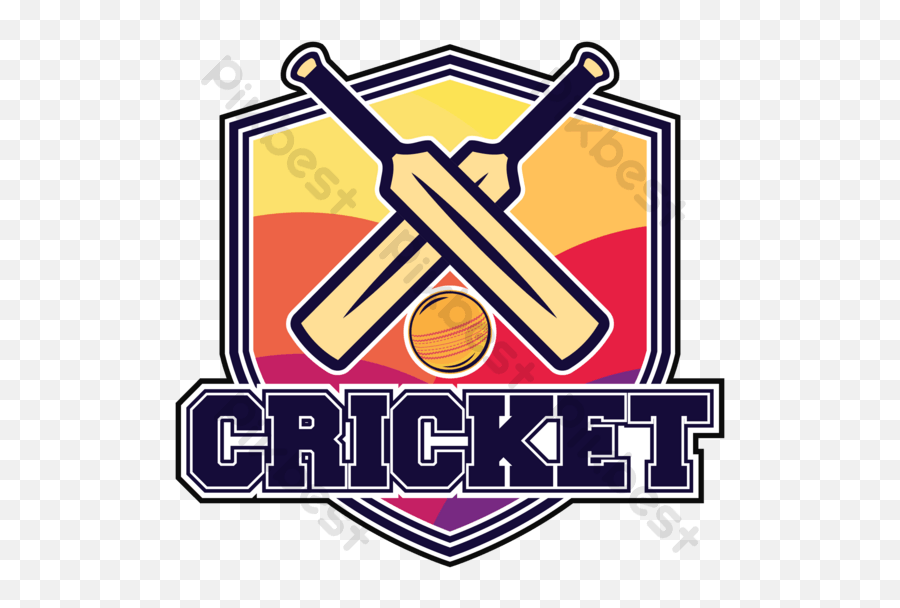 Cricket Logo Icon Vector Template Png Images Ai Free - Cricket Logo Png Logo,Branding Icon Png