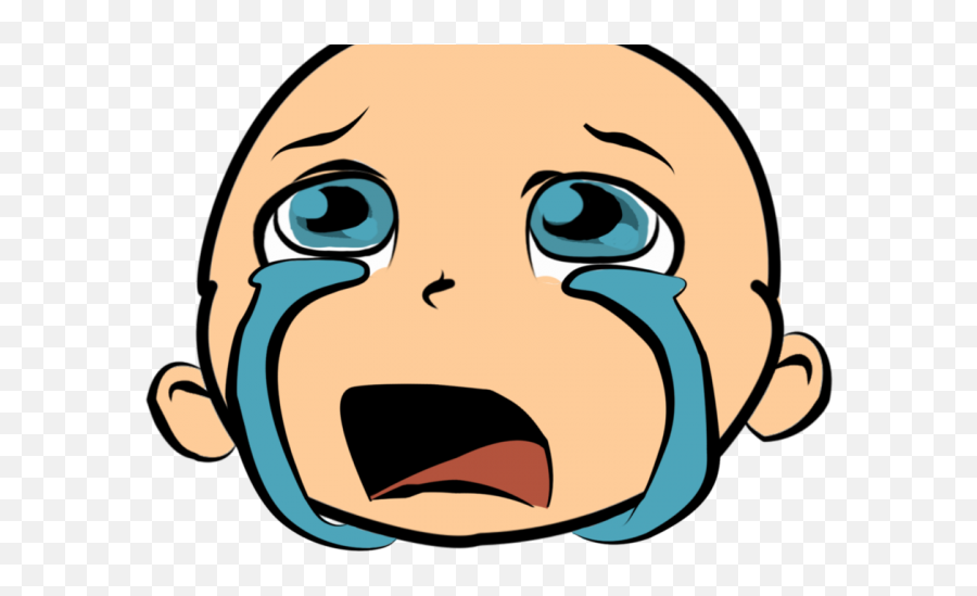 Crying Clipart Hurt Girl - Cute Baby Face Clip Art Png,Crying Baby Png