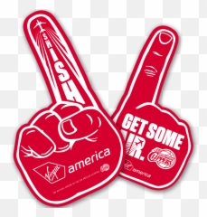 Download February 9th As The Clippers - Clip Art Png,Foam Finger Png