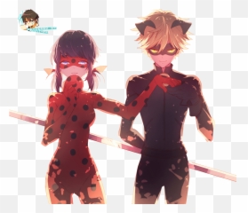 Ladybug Kissing Cat Noir Wallpapers - Cave png