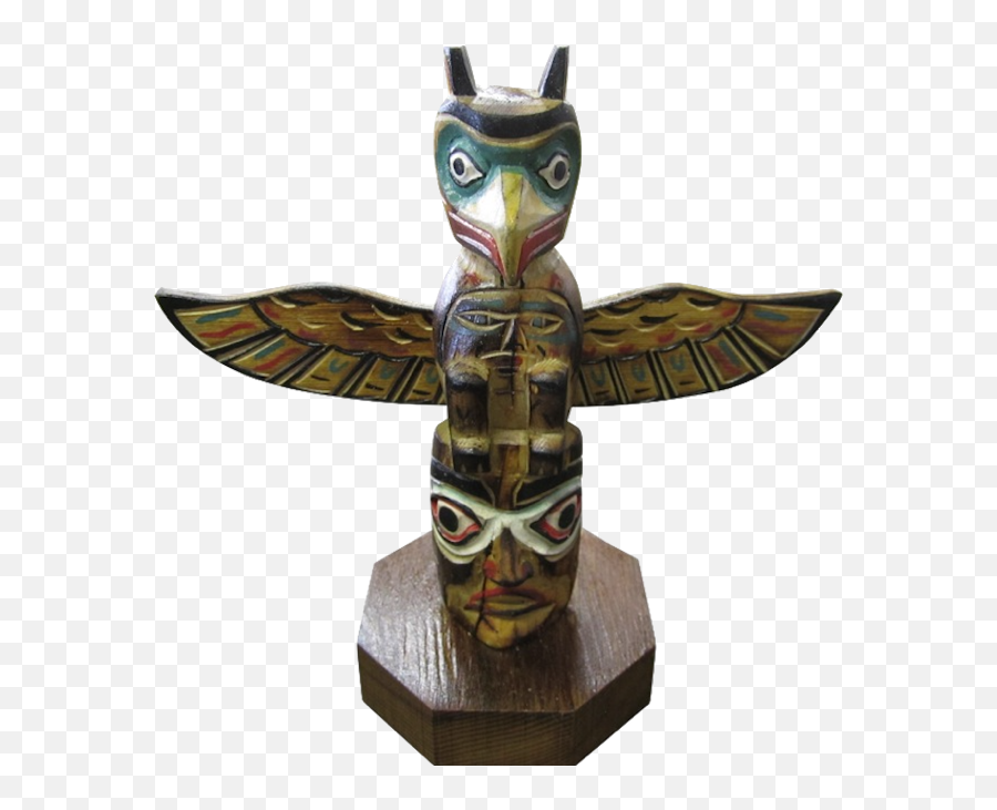 Eagle Mask Totem Pole 22 - Clay Eagle Totem Pole Png,Totem Pole Png