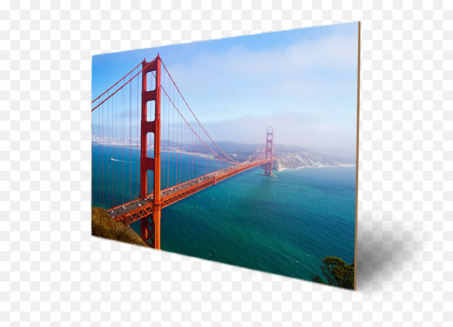 Golden Gate Bridge San Francisco Wooden - Golden Gate National Recreation Area Png,Golden Gate Bridge Png