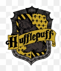 Hufflepuff Hand Art Sticker - Just Stickers Hufflepuff Crest Png,Hufflepuff Png