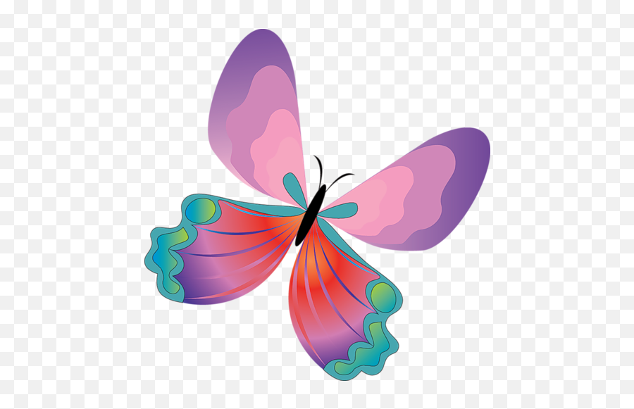 Purple Pink Butterfly - Butterflies Png Image 195 Hello Kitty Butterfly Png,Purple Butterfly Png
