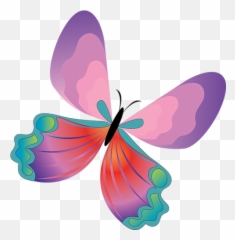 Purple Pink Butterfly - Butterflies PNG image 195 Hello Kitty Png
