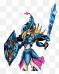 The Magic Of Internet - Dark Magician Girl Knight png
