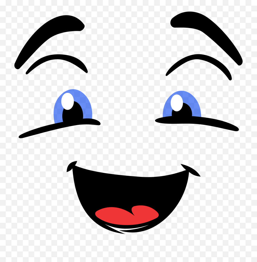 Large Happy Face Vector Clipart Image - Cartoon Happy Face Cartoon Happy Face Clipart Png,Face Png
