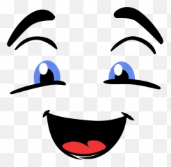Large Happy Face Vector Clipart Image - Cartoon png