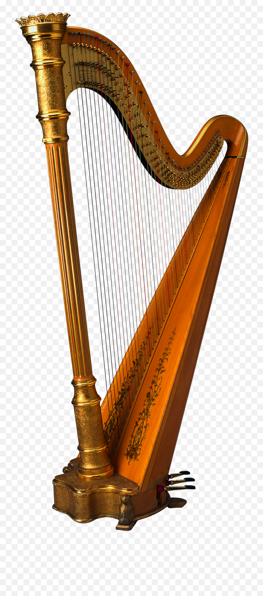 Harp Png Images Free Download - Harp Instrument Png,Harp Png