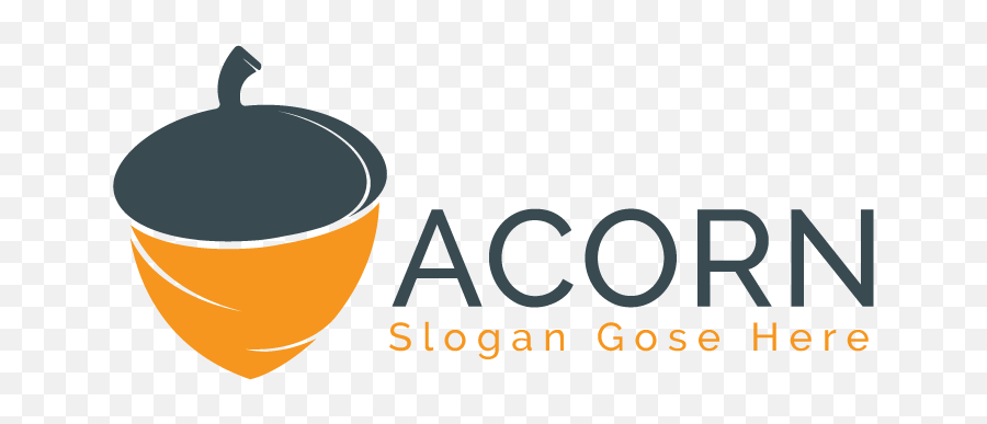 Acorn Logo Design - Graphic Design Png,Acorn Transparent Background