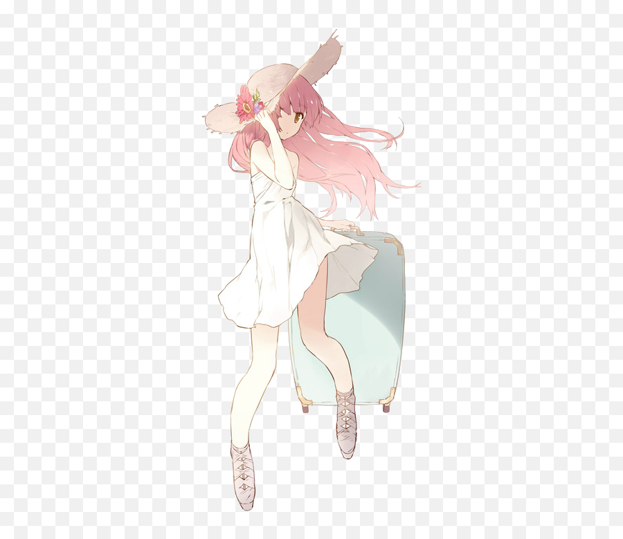 Anime Transparent Girl Uploaded By Lullaby - Kawaii Cute Anime Girl Transparent Png,Anime Girl Transparent Png