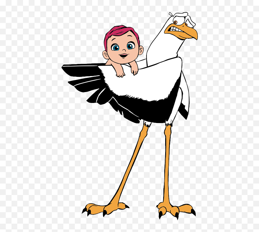 Stork Clipart Angry - Storks Movie Coloring Pages Png,Stork Png