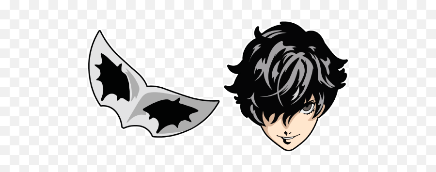Persona 5 Joker Mask Cursor - Persona 5 Mouse Cursor Png,Persona 5 Logo Png