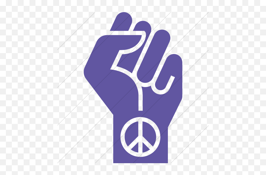 Iconsetc Simple Purple Iconathon Peaceful Protest Icon - Protest Symbols Png,Protest Png