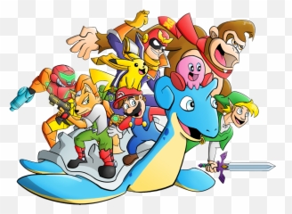 Gnarlee Smash Bros Used Surf - Cartoon Png,Lapras Png