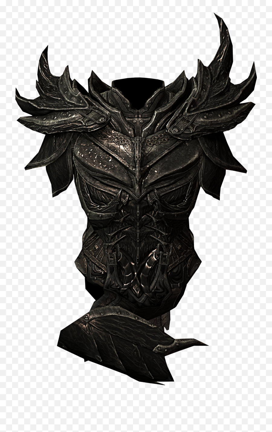 Download Daedric Armor - Skyrim Daedric Armor Chest Png,Skyrim Png