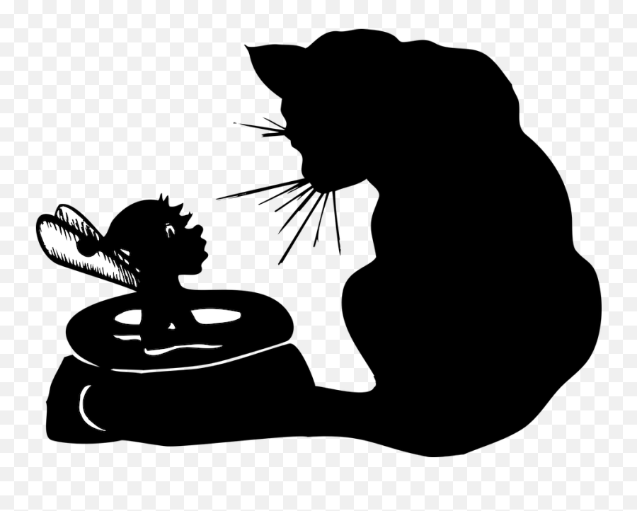 Cat Fairy Silhouette - Illustration Png,Fairy Silhouette Png