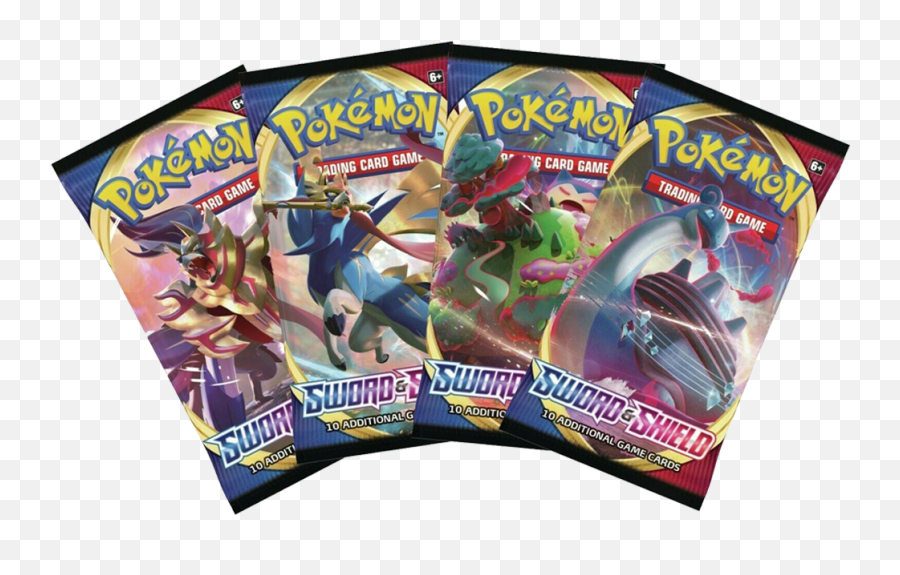 Pokemon Sword And Shield Booster Pack - Pokemon Sword And Shield Booster Packs Png,Sword And Shield Png
