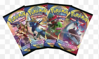 Pokemon Sword And Shield Booster Pack - Pokemon Sword And Shield Booster Packs Png,Sword And Shield Png