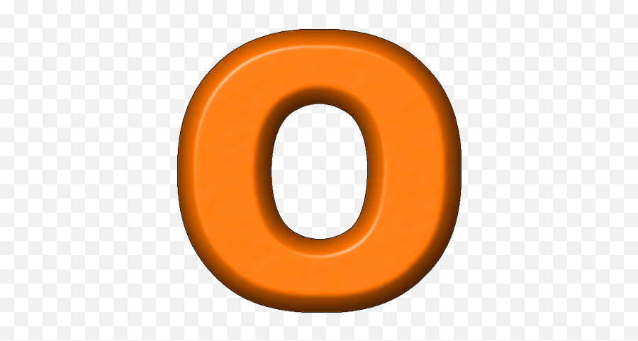 Download Orange Letter O Png Image - Circle,Letter O Png
