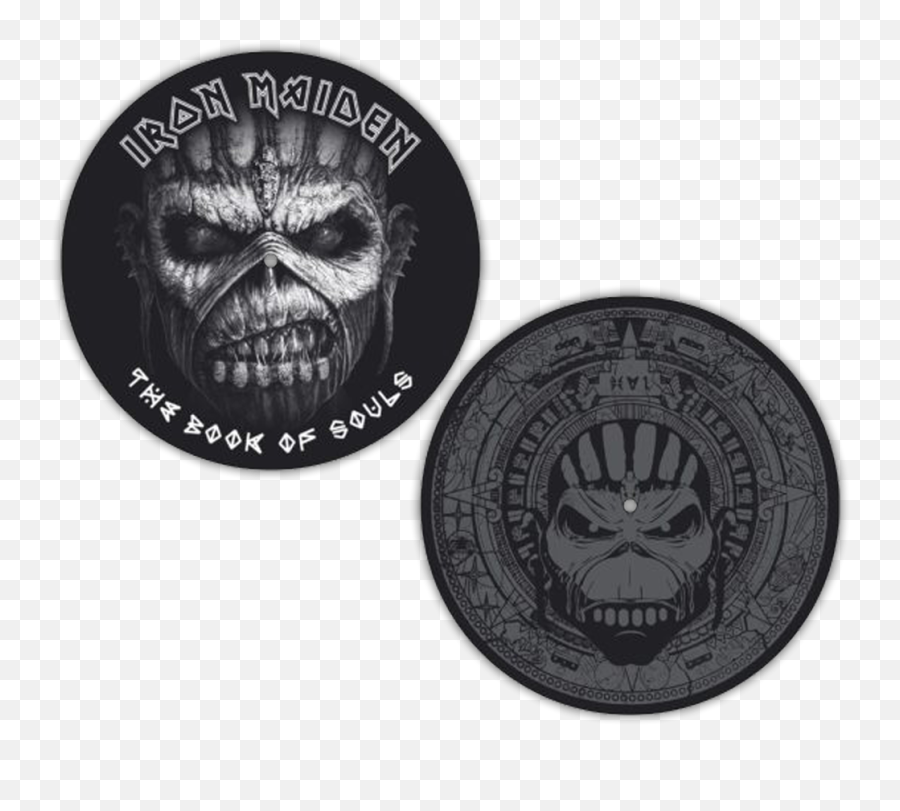 The Book Of Souls Mayan Eddie Slipmat By Iron Maiden - Iron Maiden Cell Phone Wallpaper Hd Png,Iron Maiden Logo Png
