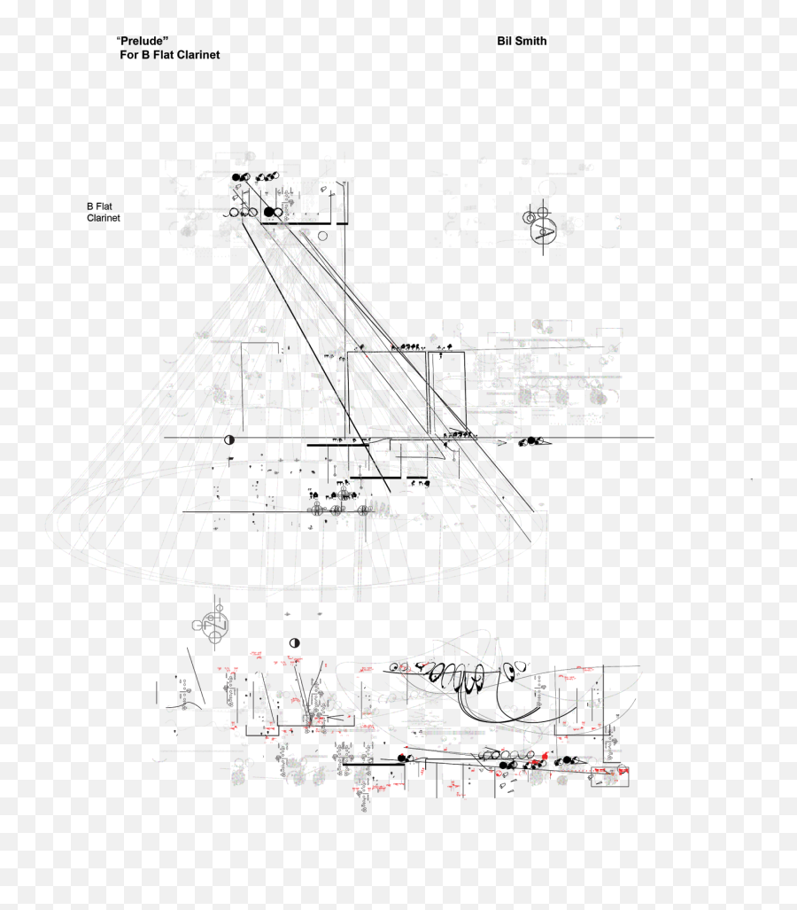 Sound Morphology Bil Smith Composer Prelude For B Flat - Technical Drawing Png,Clarinet Png