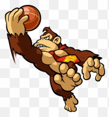 Donkey Kong Mario Hoops Transparent Cartoon - Jingfm 3 On png