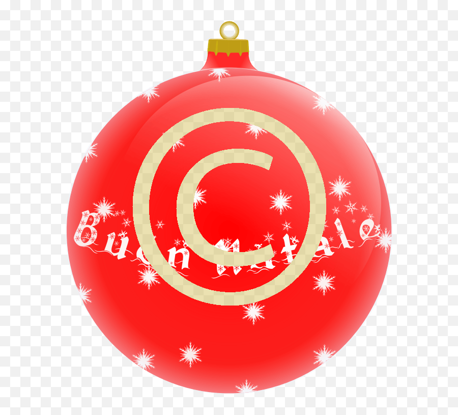 Christmas Ball - Clip Art Buon Natale Png,Christmas Ball Png