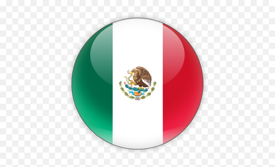 Round Icon - Mexico Flag Circle Icon Png,Mexico Flag Transparent