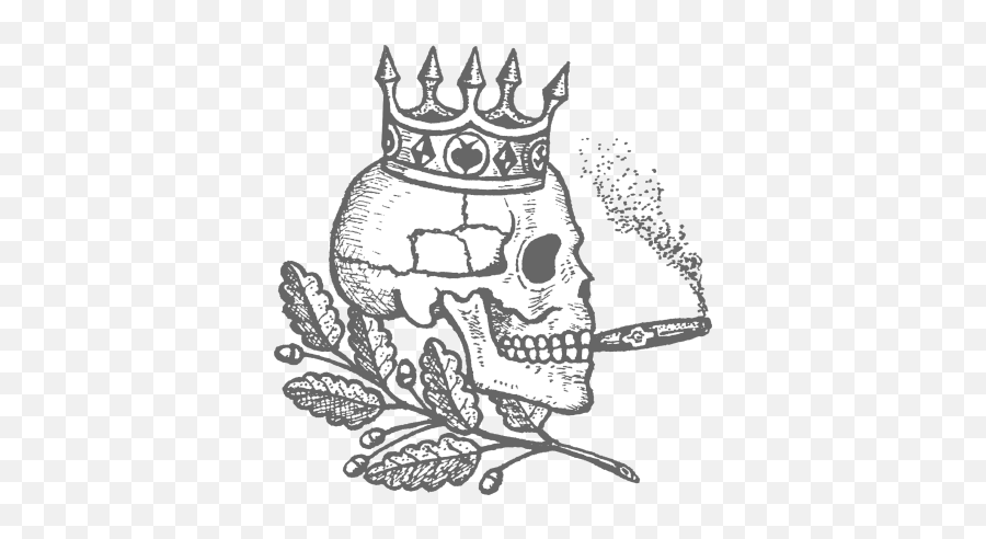 Skelton Smoker - Russian Criminal Tattoo Encyclopedia Png,Skelton Png