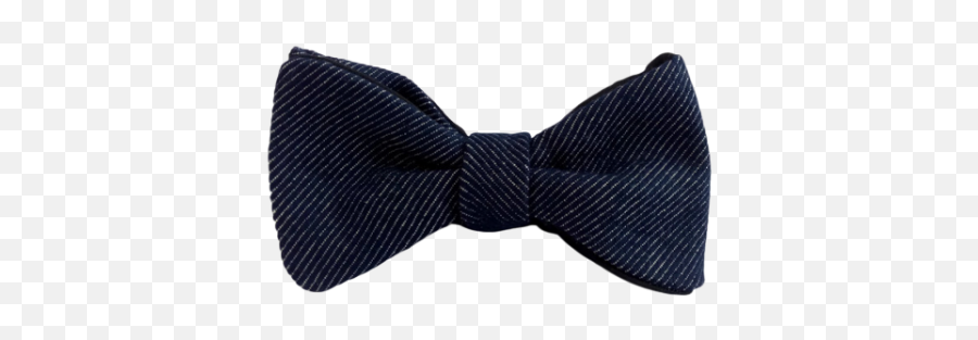Denim Bow Tie In Organic Cotton Woven - Tartan Png,Black Bow Tie Png