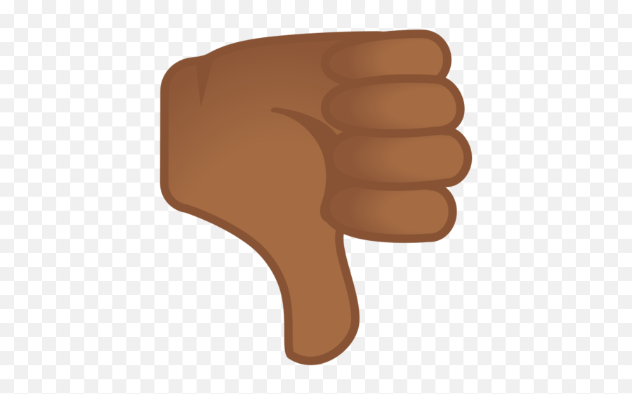Medium - Thumbs Down Brown Skin Png,Thumbs Down Emoji Png
