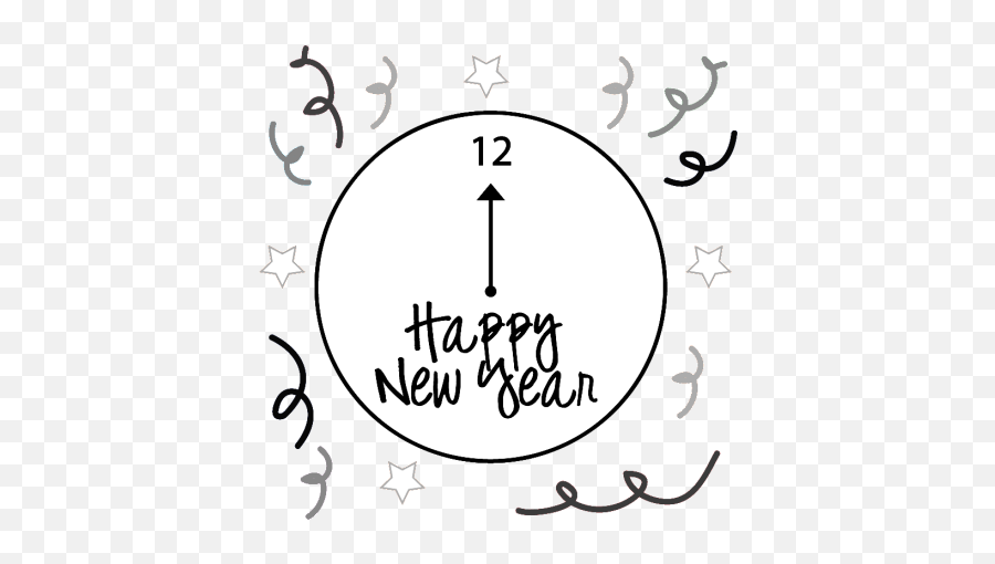 Download Transparent Collection Of Year - New Years Eve New Years Eve Clipart Png,Clock Clipart Transparent