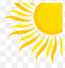 Download Half Sun Png Transparent - Clip Art Summer Sun,Summer Transparent Background