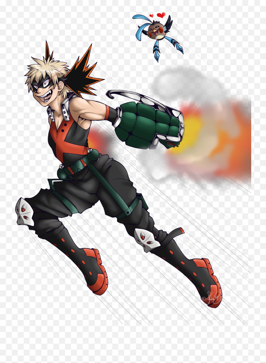 Katsuki Bakugou Commission Png