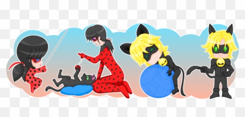 Ladybugs Clipart Banner - Miraculous Ladybug Banners Png,Miraculous Ladybug Transparent