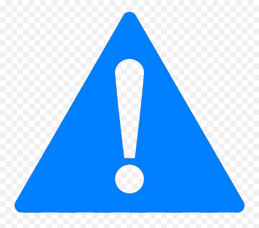 Warning Icon Png Transparent Image - Warning Icon Png Blue,Warning Icon Png