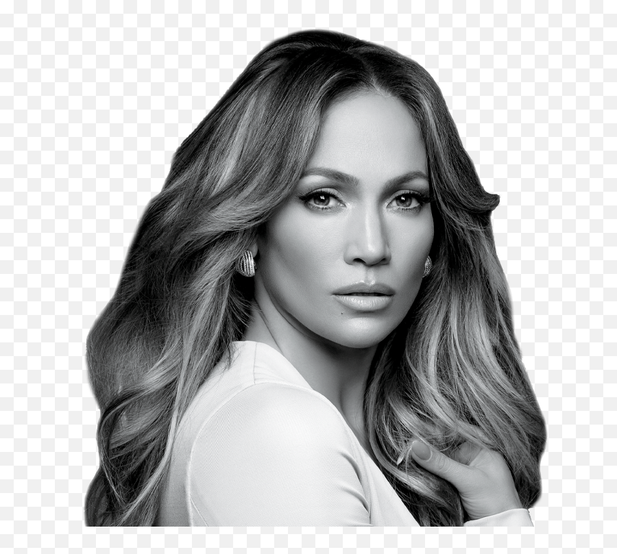 Jennifer Lopez - Portrait Jennifer Lopez Black And White Png,Jennifer Lopez Icon Award