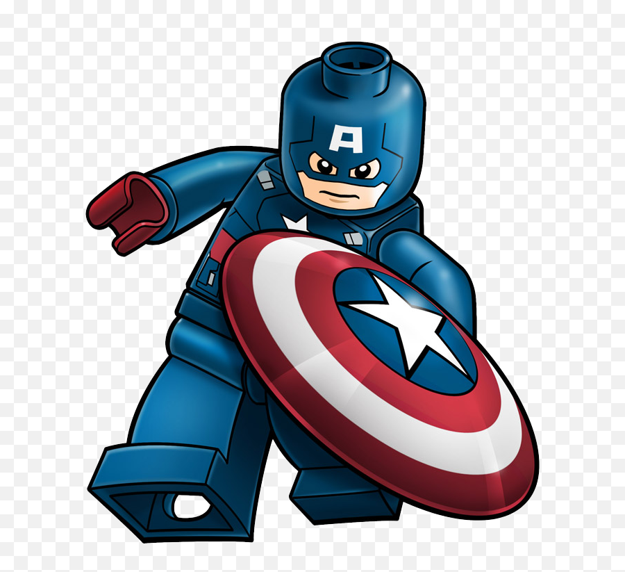 Captain America Lego Hd Clip Art Png Background