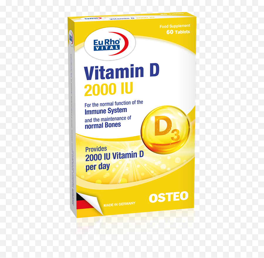 Eurho Vital Vitamin D 2000 Iu - Vitamin Water Png,D&d Druid Icon
