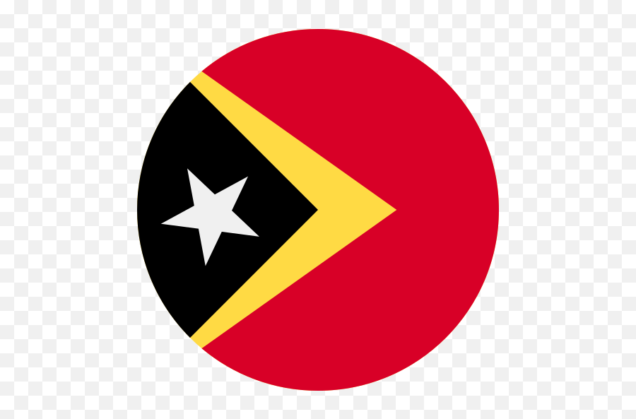 East Timor - Free Flags Icons Timor Leste Flag Gif Png,Round Flag Icon