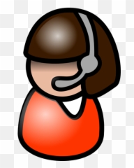 Indian Woman Telephone Operator Icon Vector Graphics - Girls Headphones Logos Png,Operator Icon