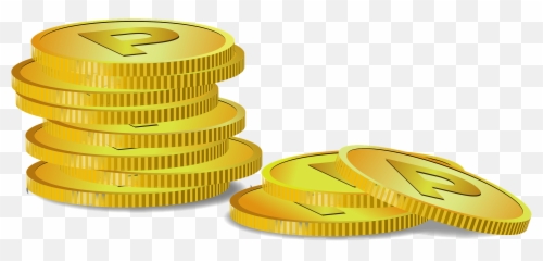 Download Free Money Coins Stack Golden Image - png